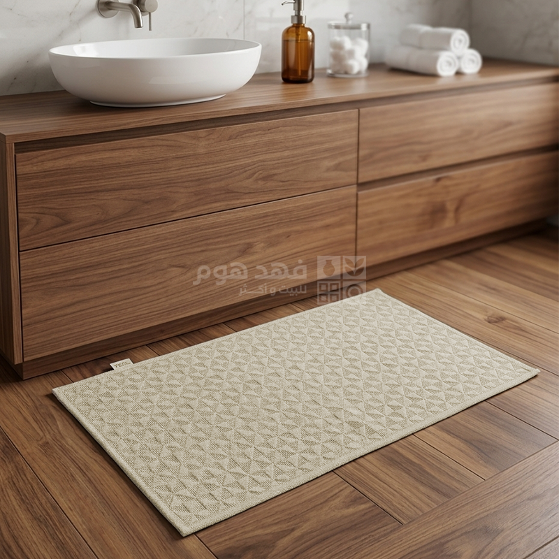 دعسة حمام 1 قطعة DELUXE COTTON CHECKED 60*100CM