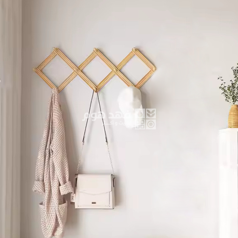 علاقة ملابس 10 عين خشب زكزاك M35-3