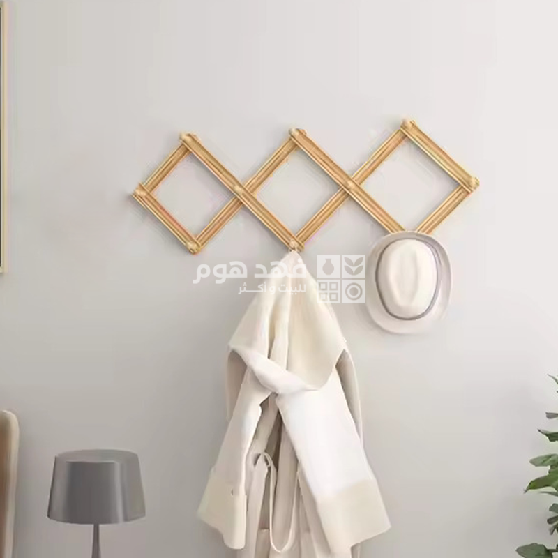 علاقة ملابس 10 عين خشب زكزاك M35-3