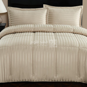 طقم غطاء تخت 4 قطع 160*240سم CHIC ULTRASTRIPE SAND TWIN