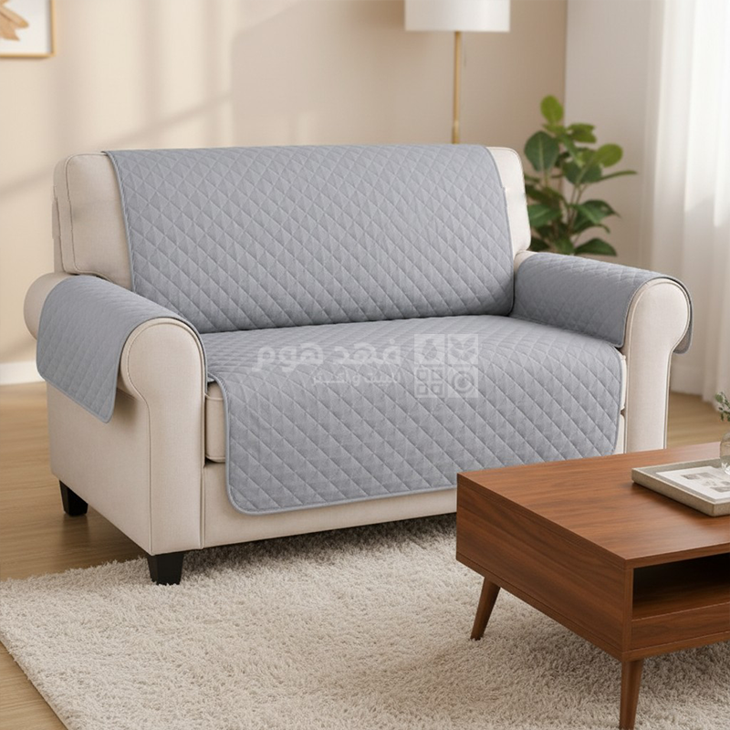 طقم غطاء كنب 7 مقاعد SURE-FIT SOFA COVER SILVER