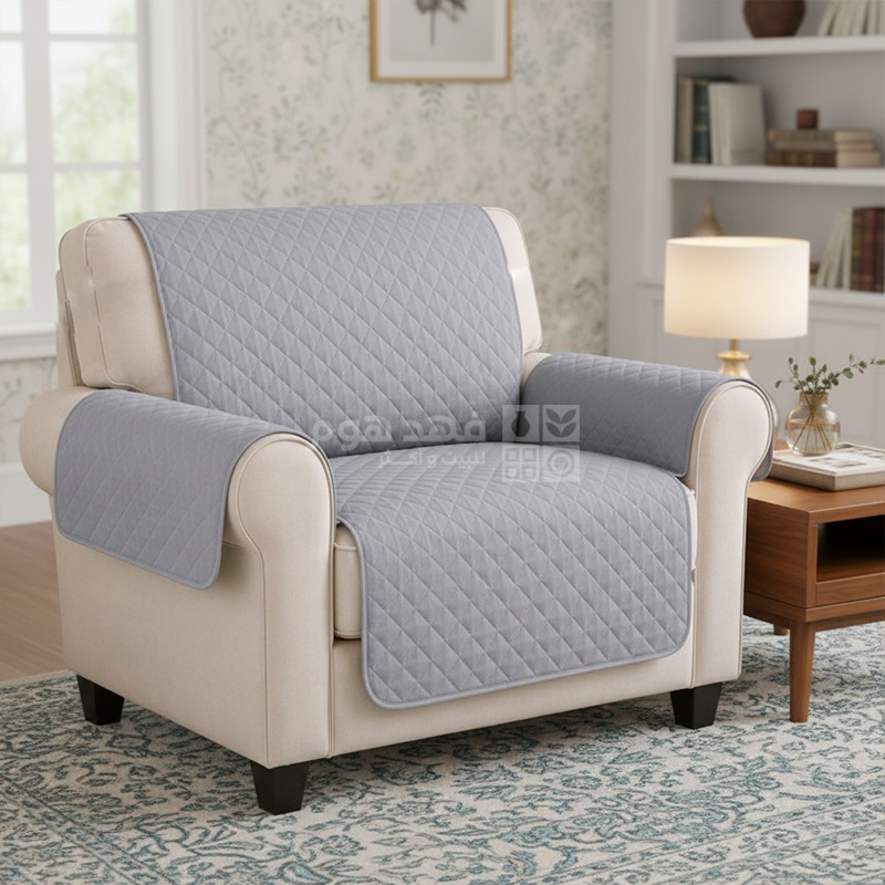 طقم غطاء كنب 7 مقاعد SURE-FIT SOFA COVER SILVER