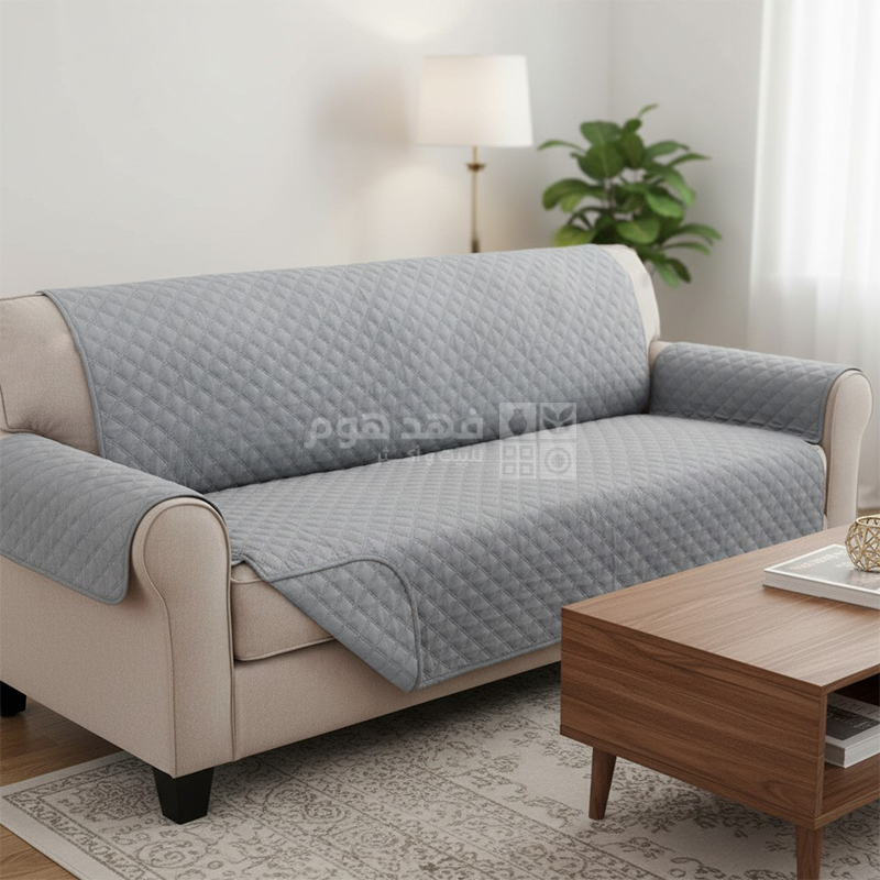 طقم غطاء كنب 7 مقاعد SURE-FIT SOFA COVER SILVER