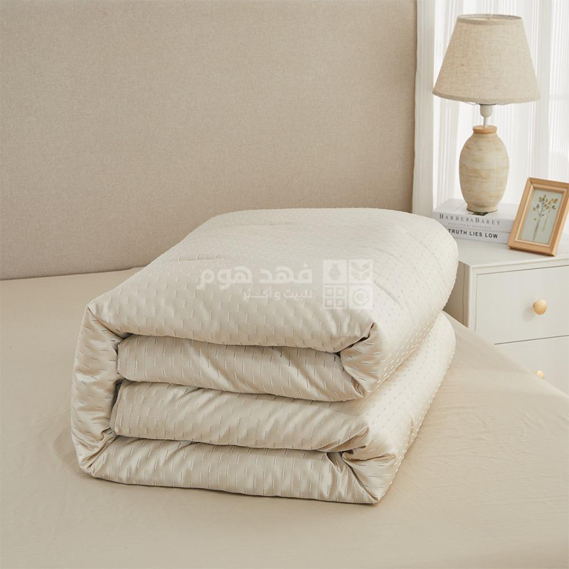 طقم غطاء تخت جاكار 8 قطع 240*260 MADISON PARK GALILEO BEIGE KING