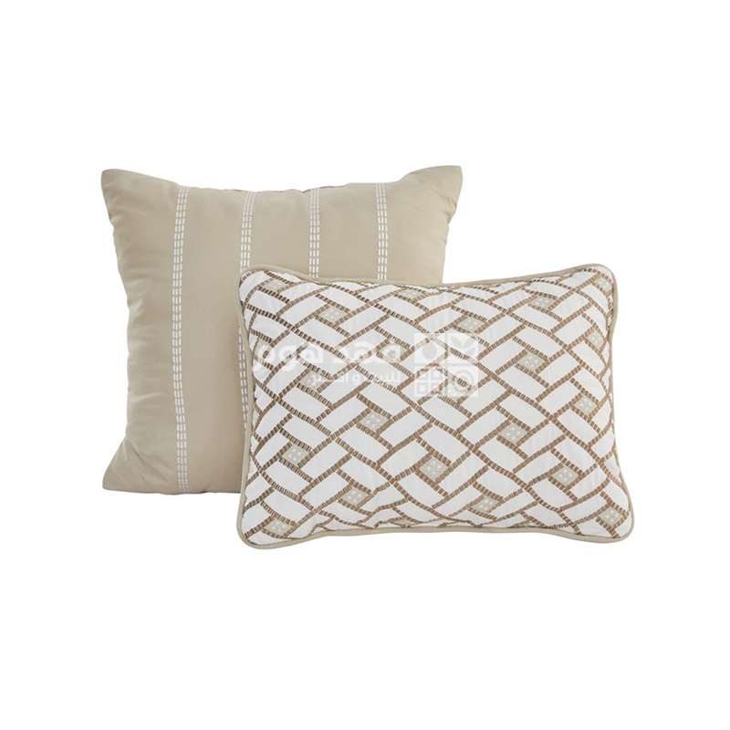 طقم غطاء تخت جاكار 8 قطع 240*260 MADISON PARK GALILEO BEIGE KING