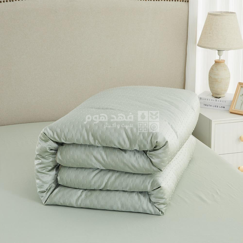 طقم غطاء تخت جاكار 8 قطع 240*260 MADISON PARK GALILEO GREEN KING