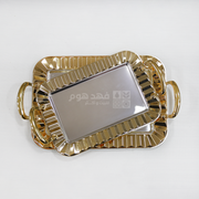 طقم/2 صواني ستانلس 5092