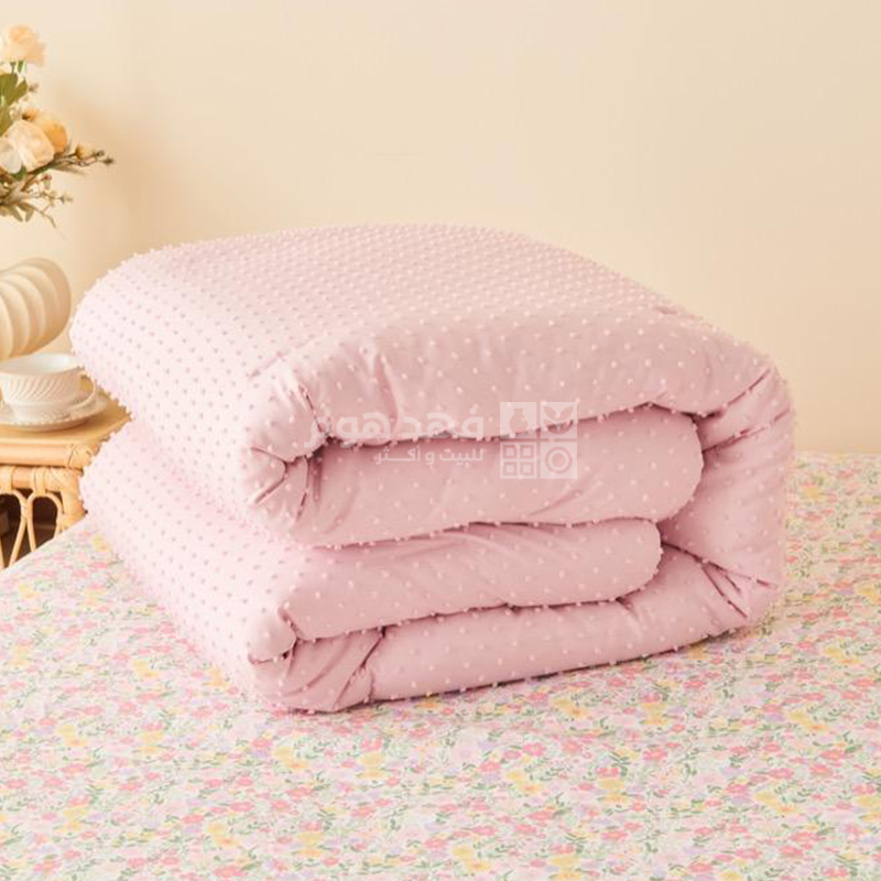 طقم غطاء تخت ميكروفيبر 5 قطع KIDS ZONE MARY PINK 180*230 TWIN