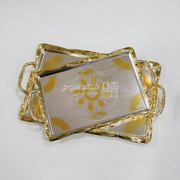 طقم/2 صينية مذهب KH 230