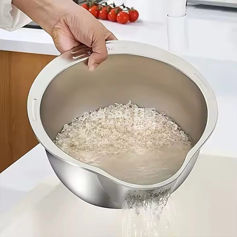 جاط صفاية رز مع زاوية ستانلس ستيل 033B/14