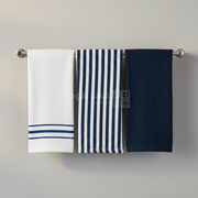 طقم بشاكير مطبخ 3 قطع 45*70 سم NAVY
