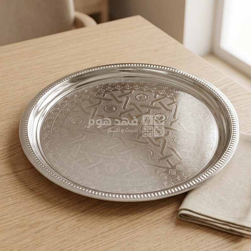 سدر 55 سم ستانلس ستيل مزخرف اسلامي