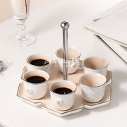 فناجين سادة ستاند اصالة 2594 كريمي