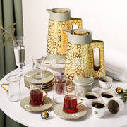 طقم ضيافة 22 قطعة اصالة 2558 زيتي