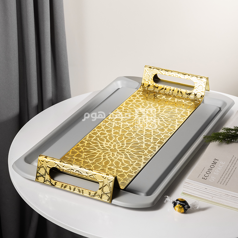 صينية تقديم اصالة 1164 رمادي