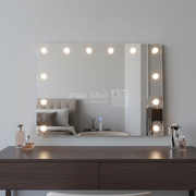 مراة تعليق مع طابات اضاءة 60*90 سم