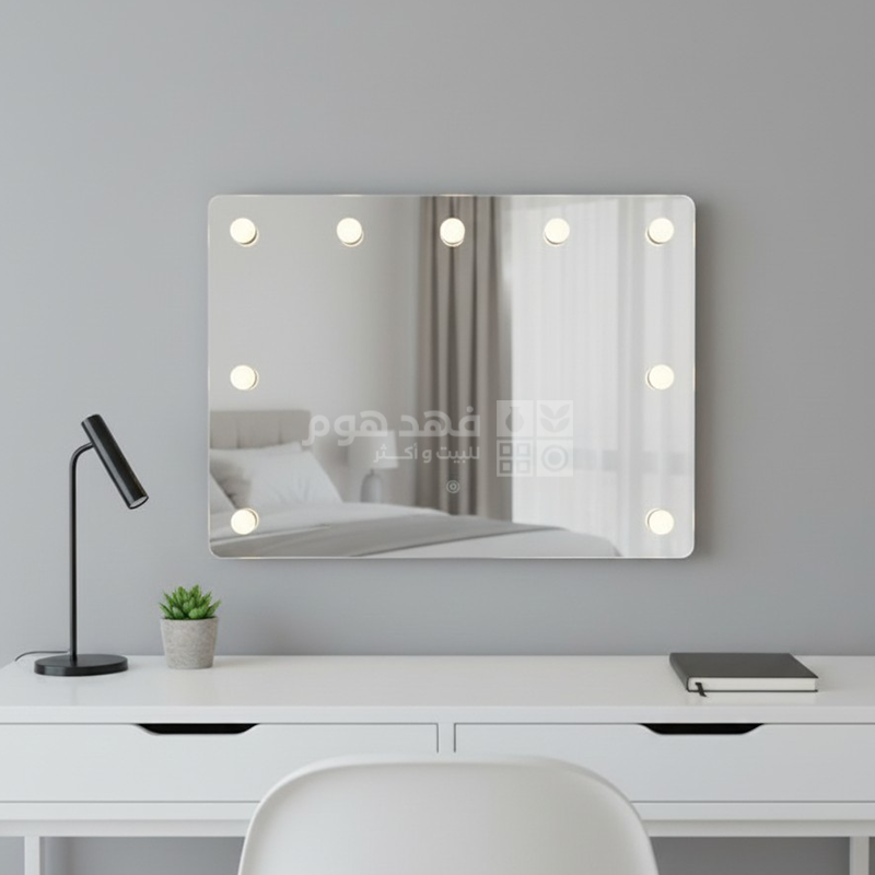 مراة تعليق مع طابات اضاءة 50*7