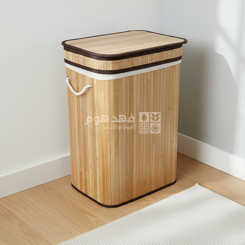 سلة غسيل بامبو مستطيل 41*60*32.5 سم 35841/8