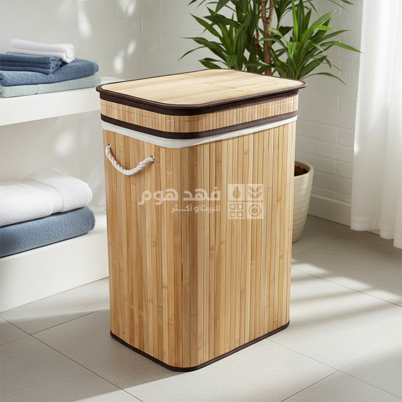 سلة غسيل بامبو مستطيل 41*60*32.5 سم 35841/8