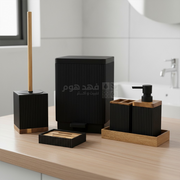 طقم/5 اكسسوارات حمام اسود 7502/2