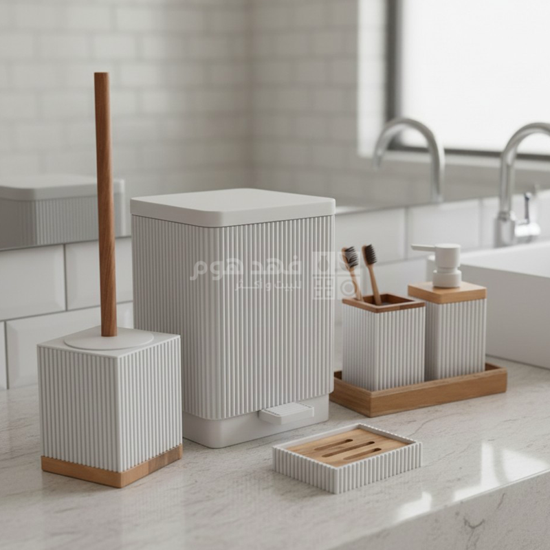 طقم/5 اكسسوارات حمام بيج 7502/1