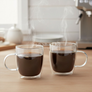 طقم / 2 فناجين 400مل Dorsch زجاج بوروسيليكات DH-09233