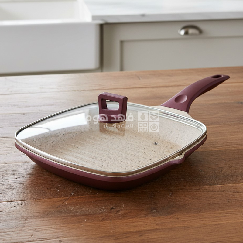 غريل مع غطاء 28 سم لون خمري Dorsch DH-05475
