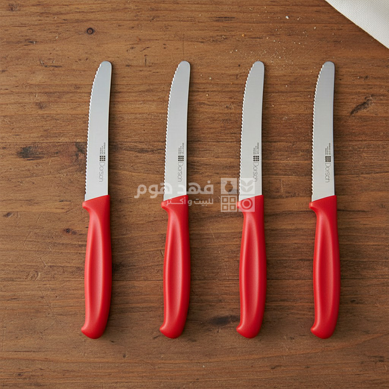طقم /4 سكاكين لون احمر Dorsch DH-04641