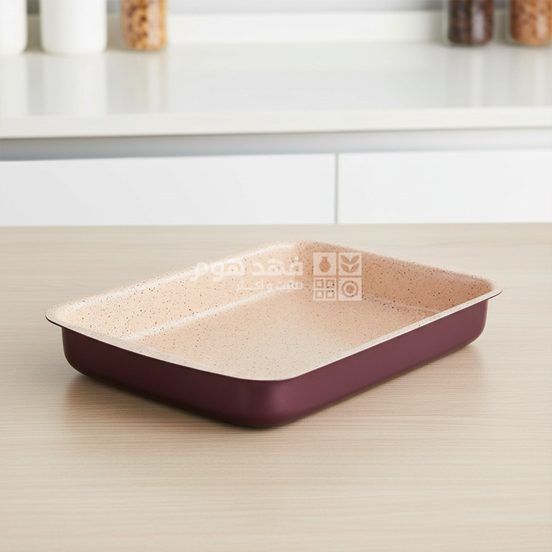 صينية فرن مستطيل خمري Dorsch مغلفة بالسيراميك 39.2*28 سم DH-08951PR