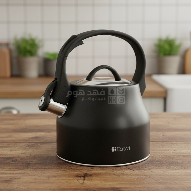 ابريق شاي 2.5 لتر اسود Dorsch DH-02910