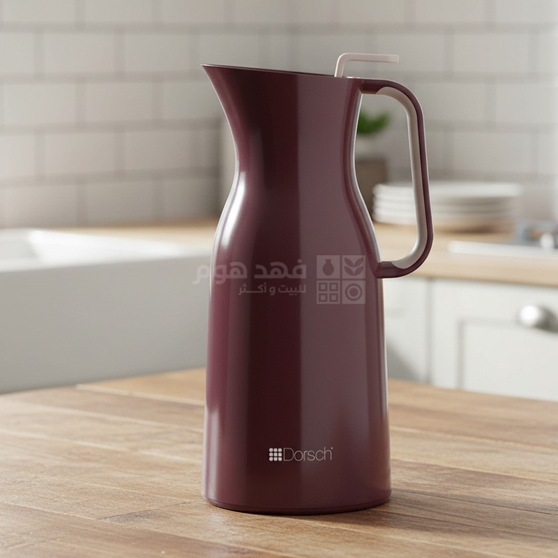 تيرموس حافظ للحرارة 1 لتر لون برغندي Dorsch DH-02851