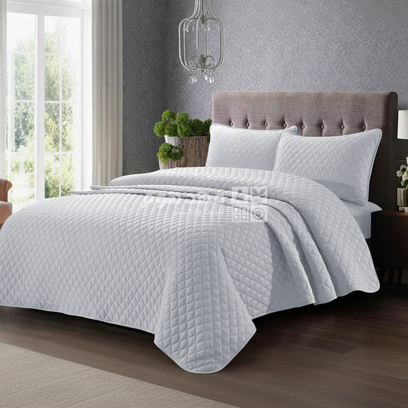 طقم شرشف سرير 4 قطع SKY RAMA TAUPE SILVER DOUPLE 220*200 CM