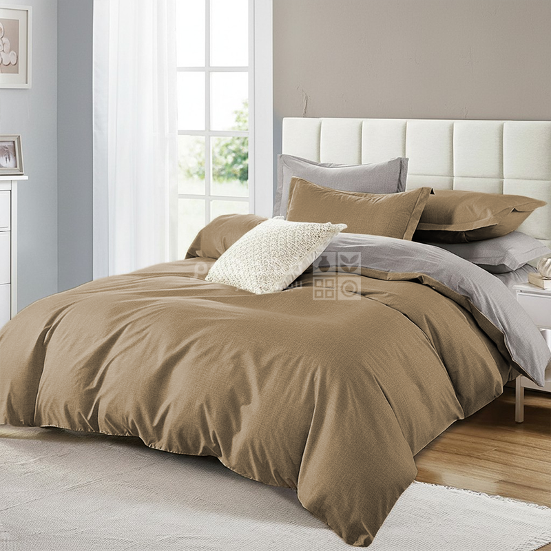 طقم ملفات ميكروفيبر 3 قطع SOFTIE LOLITA BEIGE SINGLE 90*200+30 CM