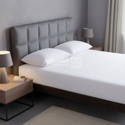 ملف فرشة مع وسادة MICROBASIC WHITE TWIN 120*200*25 CM