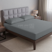 ملف فرشة مع وسادة MICROBASIC GREY TWIN 120*200*25 CM