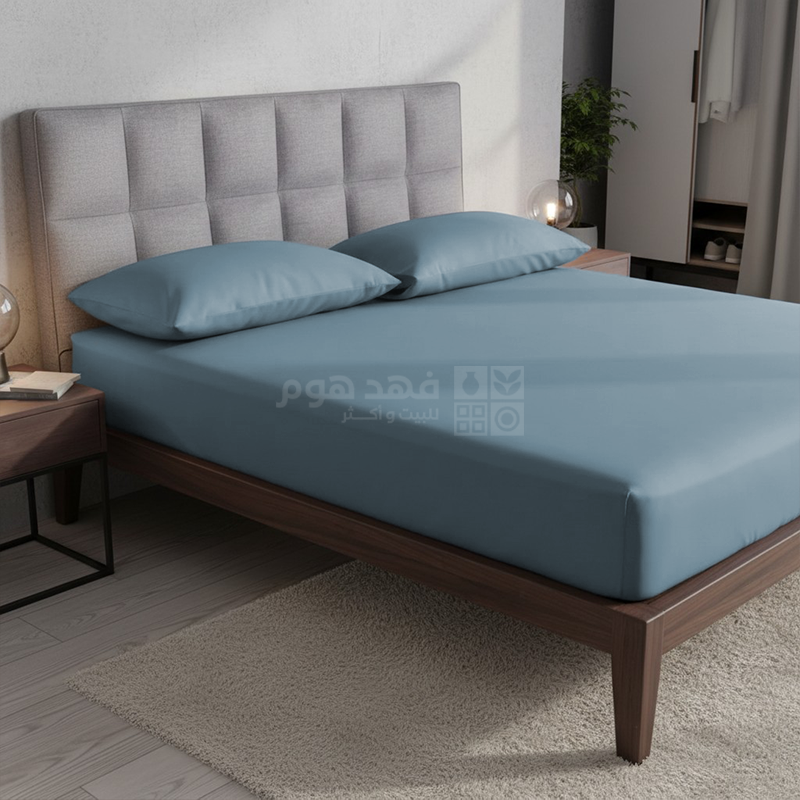 ملف فرشة مع وسادة MICROBASIC BLUE TWIN 120*200*25 CM