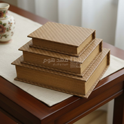 طقم/3 كتب ديكور مرسم هيرمز D77/6