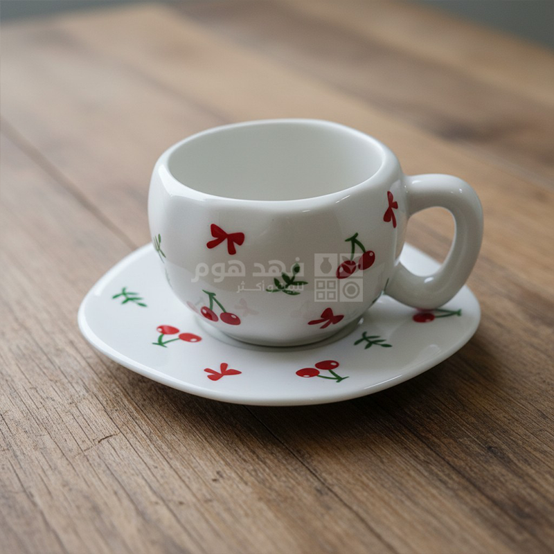 طقم / 6 فناجين قهوة كرز احمر 2661/31