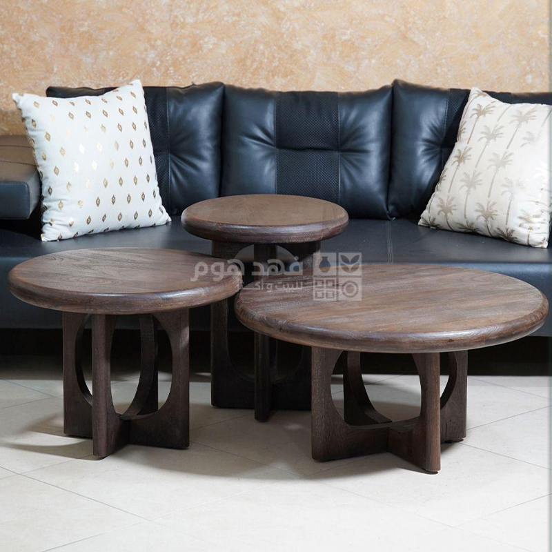 طقم طاولات خشب 3 قطع W 2025-056 S/3