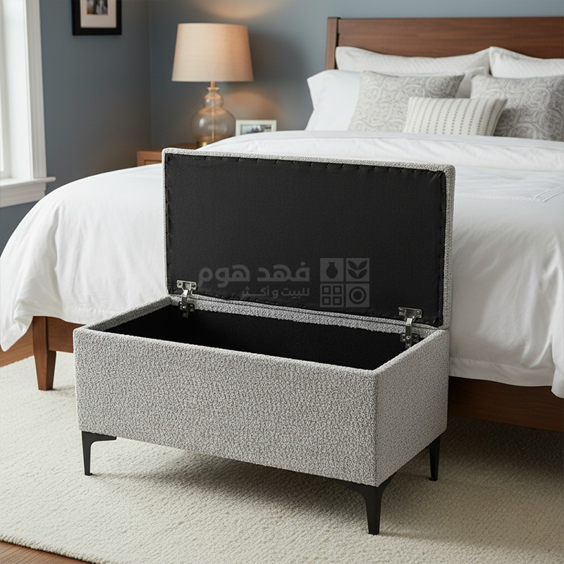كرسي بف منجد مع صندوق داخلي 40*80 سم