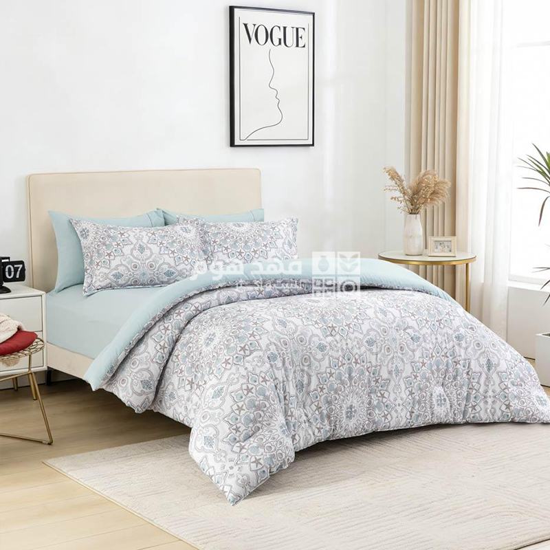 طقم لحاف 4 قطع 160*220 MICRO SATEEN MARGO SINGLE