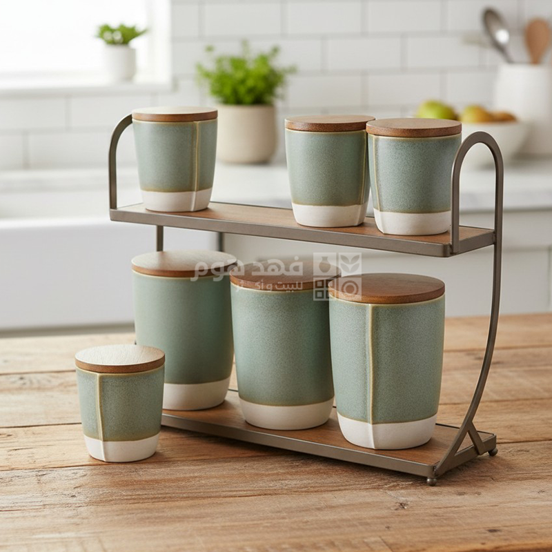 طقم بهار 7 قطع + ستاند CADEAU GREEN