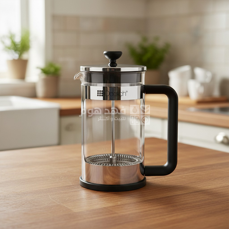ابريق ضغط فرنسي للقهوة 350 مل زجاج بوروسيليكات Dorsch DH-09261