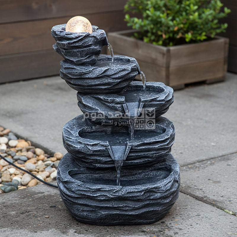 نافورة شلال فيبرجلاس 60*40سم 9393/8