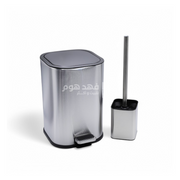 طقم سطل 5 لتر ستيل مربع + فرشاة