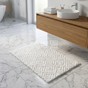 دعسة حمام 1 قطعة 100*60 سم DELUE COTTON KARO