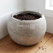 قوار فيبر مدور محزز 25*30 سم