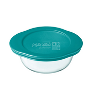 جاط بايركس دائري مع غطاء 2.3 لتر 26x23x8 سم