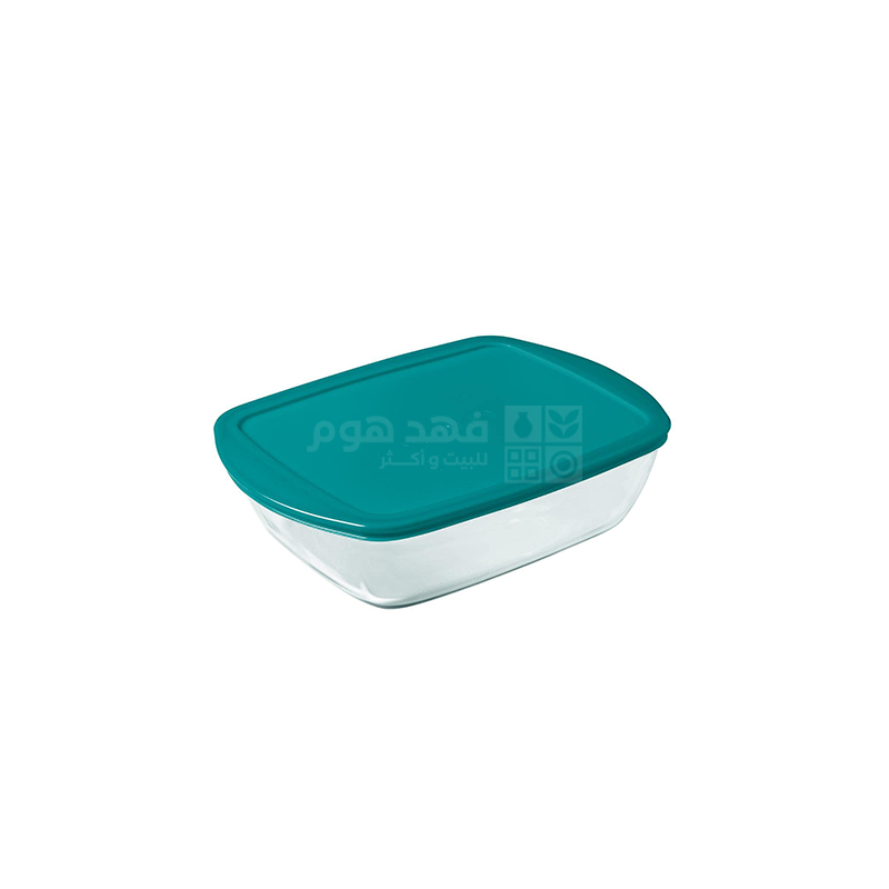 جاط بايركس مستطيل مع غطاء 0.4 لتر 17*10*5 سم