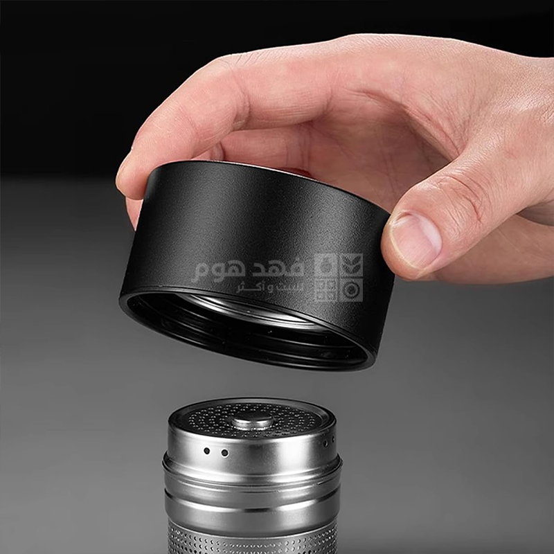 مطرة ماء زجاج غطاء كبس لف مع مصفاة مغناطيس 300مل D113-5